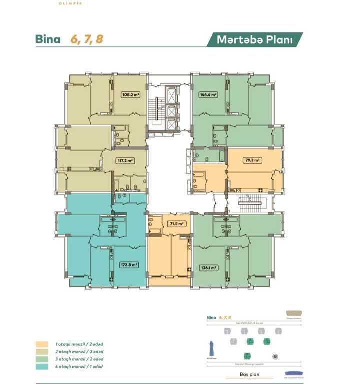 Satılır 1 otaqlı yeni tikili, 79.3 m², Koroğlu m.-27