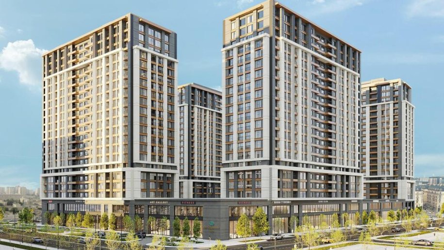 Satılır 1 otaqlı yeni tikili, 67.1 m², Xətai m.-1