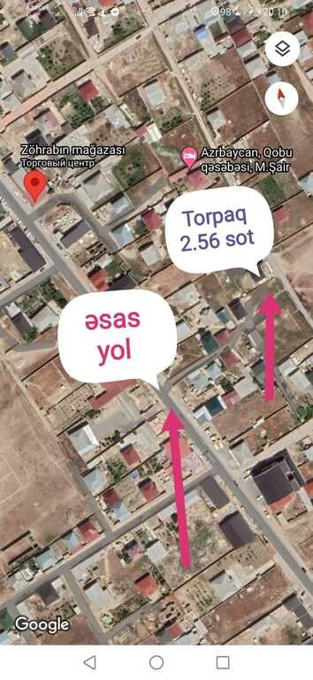 2.8 sot torpaq satılır, Qobu-10