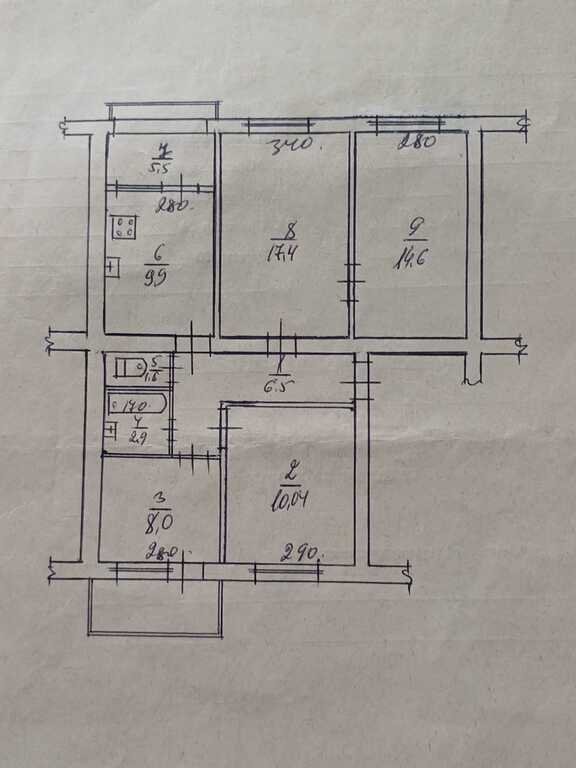 Satılır 4 otaqlı köhnə tikili, 50 m², Hövsan-2