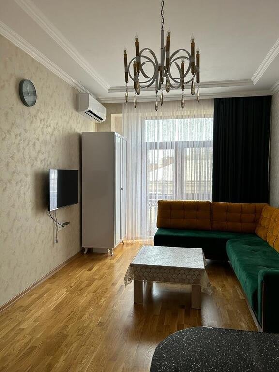 Kirayə verilir 1 otaqlı yeni tikili, 58 m², Qara Qarayev m.-1