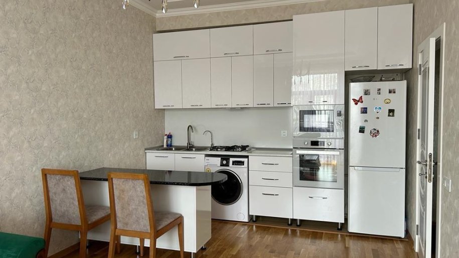 Kirayə verilir 1 otaqlı yeni tikili, 58 m², Qara Qarayev m.-2
