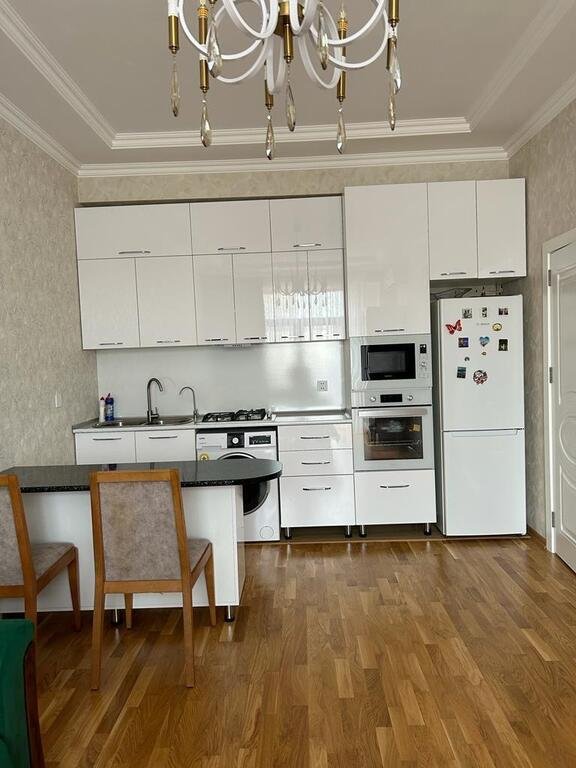 Kirayə verilir 1 otaqlı yeni tikili, 58 m², Qara Qarayev m.-6