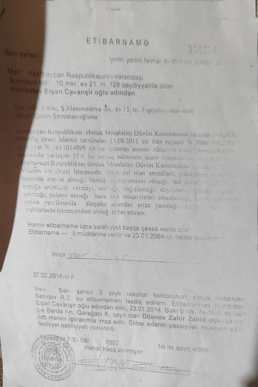 2 sot torpaq satılır, Binə-3
