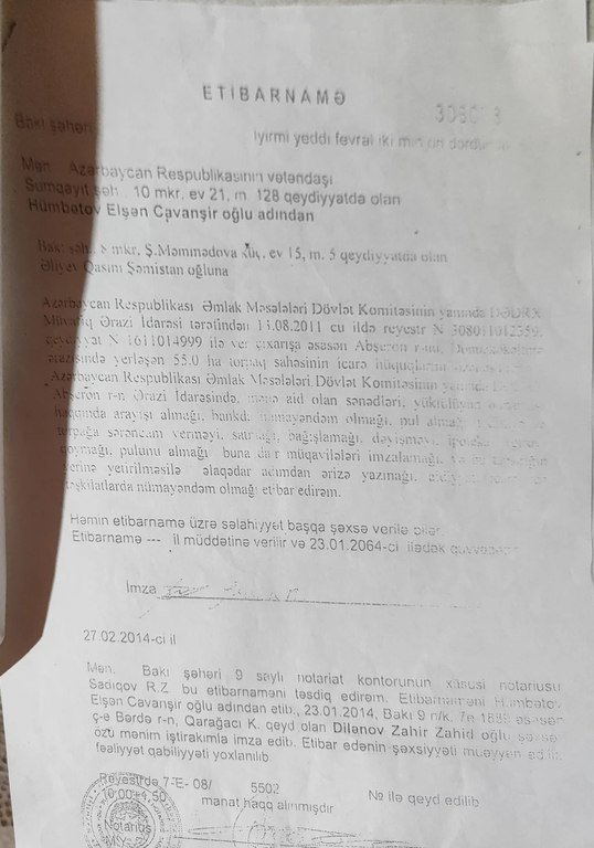 2 sot torpaq satılır, Binə-5