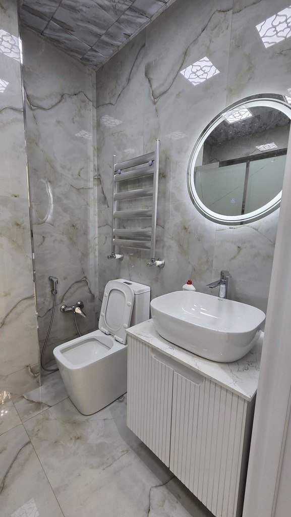 Satılır 1 otaqlı yeni tikili, 45.7 m², Qara Qarayev m.-11
