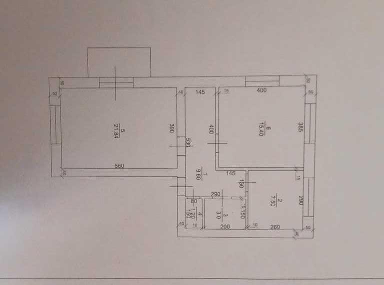 Satılır 2 otaqlı köhnə tikili, 60 m², Elmlər Akademiyası m.-5