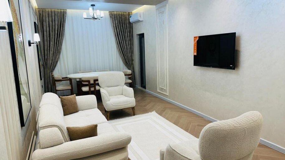 Kirayə verilir 2 otaqlı yeni tikili, 80 m², Nizami m.-3
