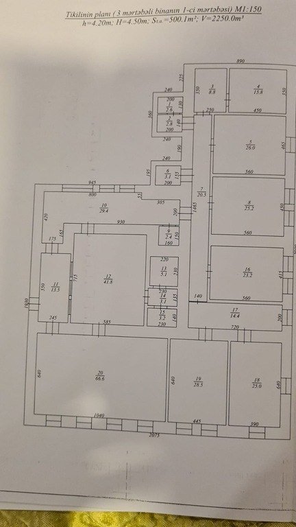 Kirayə verilir 8 otaqlı köhnə tikili, 362 m², İçərişəhər m.-4