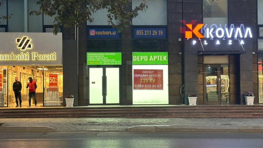 125 kv.m. obyekt icarəyə verilir, 8 noyabr-1