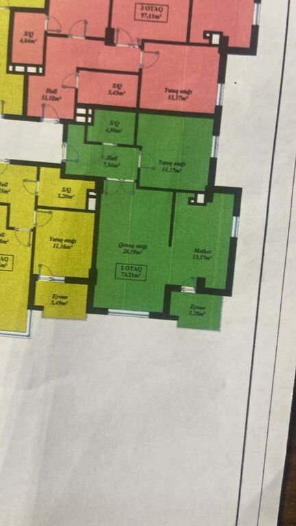 Satılır 2 otaqlı yeni tikili, 73.3 m², Nizami m.-2