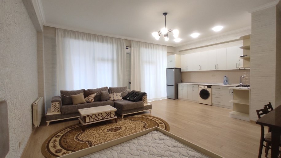 Satılır 1 otaqlı yeni tikili, 60 m², Qara Qarayev m.-3