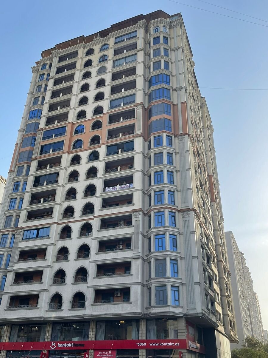 Satılır 3 otaqlı yeni tikili, 131 m², Nəsimi-1