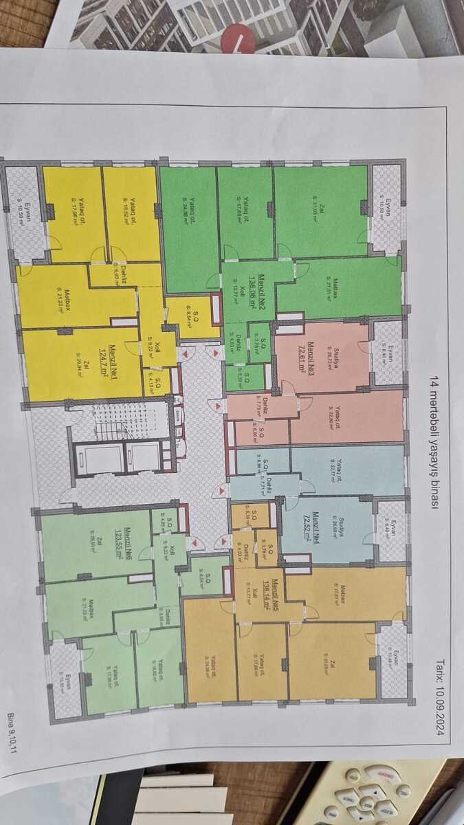 Satılır 2 otaqlı yeni tikili, 111.6 m², Elmlər Akademiyası m.-26