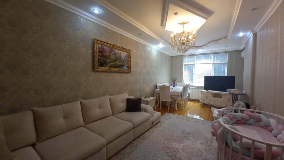 Satılır 2 otaqlı yeni tikili, 91 m², Qara Qarayev m.-9