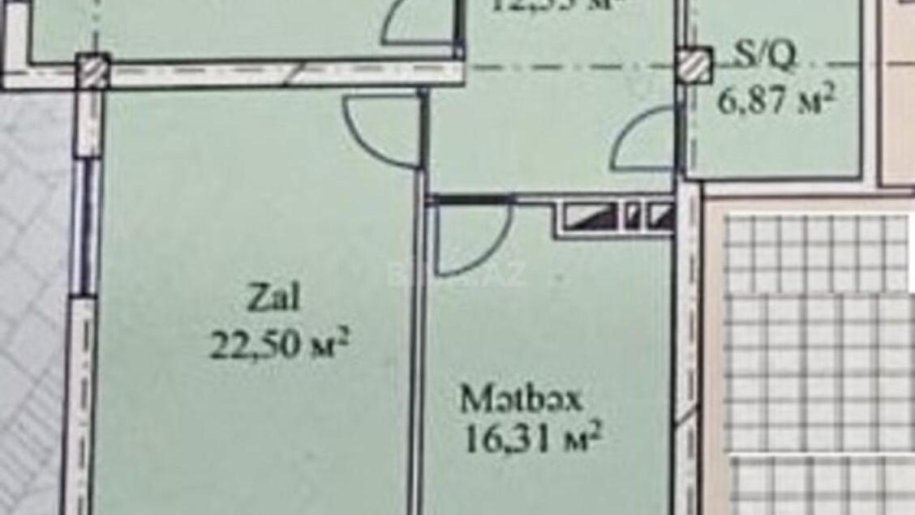 Satılır 2 otaqlı yeni tikili, 80 m², Qara Qarayev m.-2